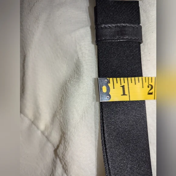 COACH CHARLES Small Messenger Leather Signature Canvas Black Smoke EUC - Picture 9 of 14